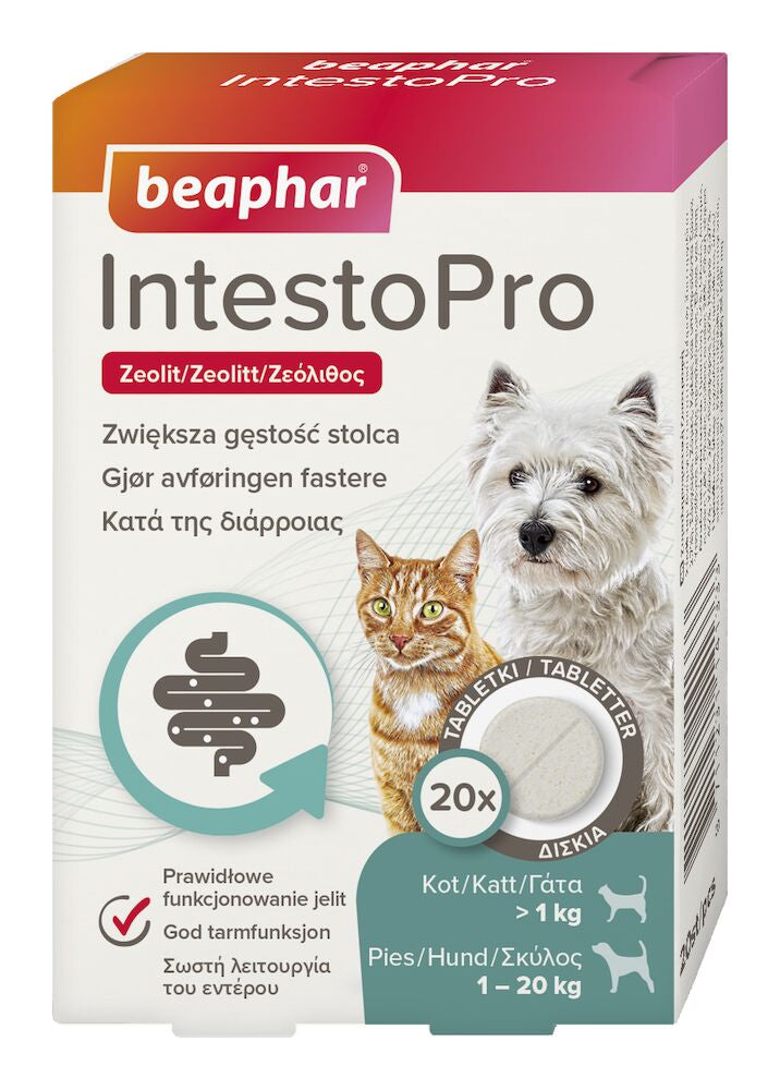 Beaphar IntestoPro Tabletter Hund & katt 1-20kg