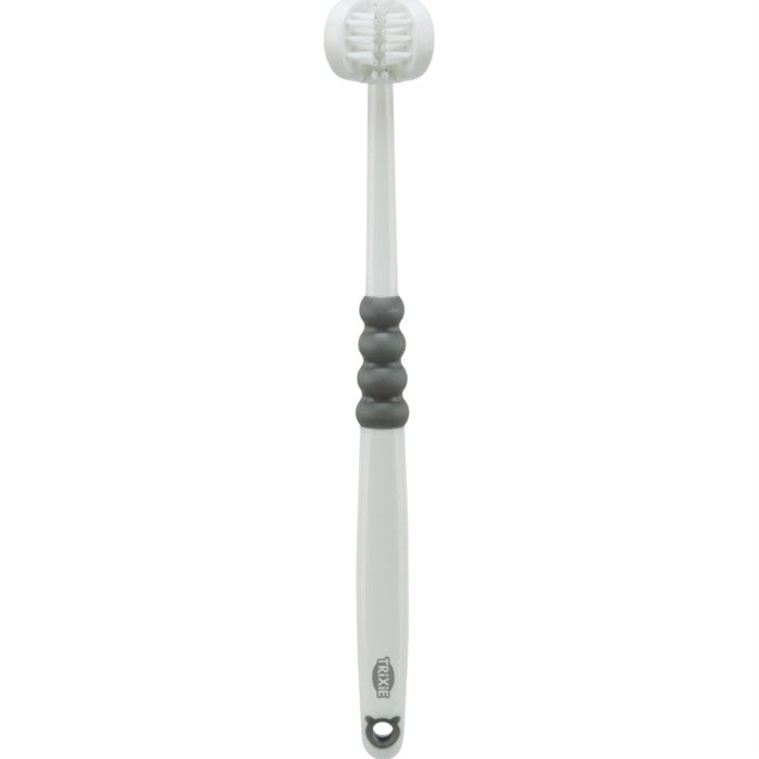 TRIXIE Tresidig tandborste hund/katt 18cm