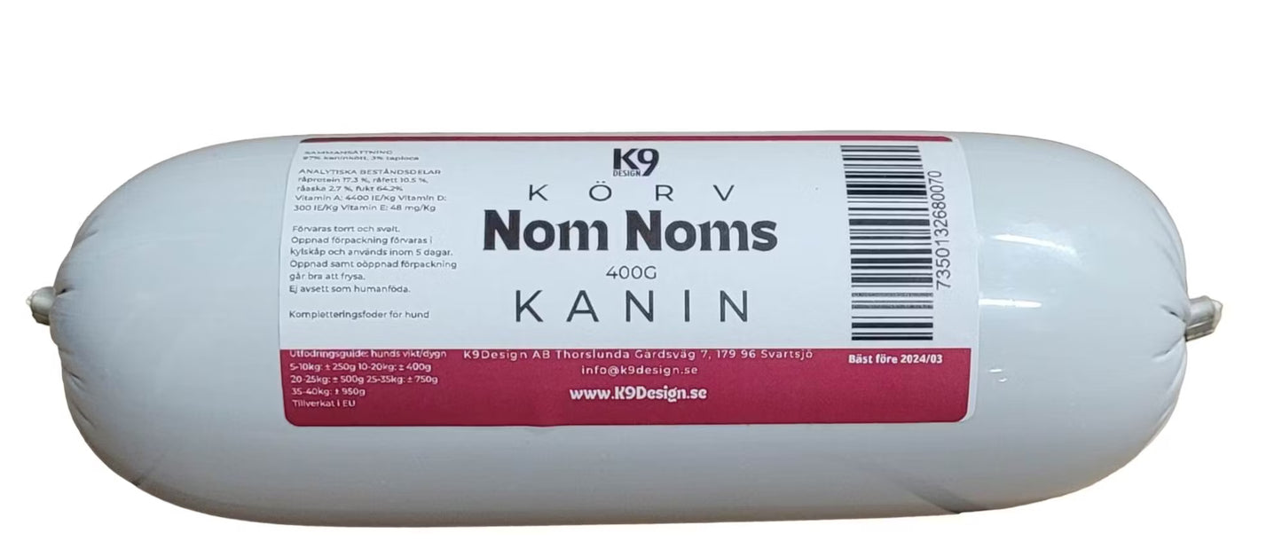 Nom Noms KÖRV- KANIN 400g