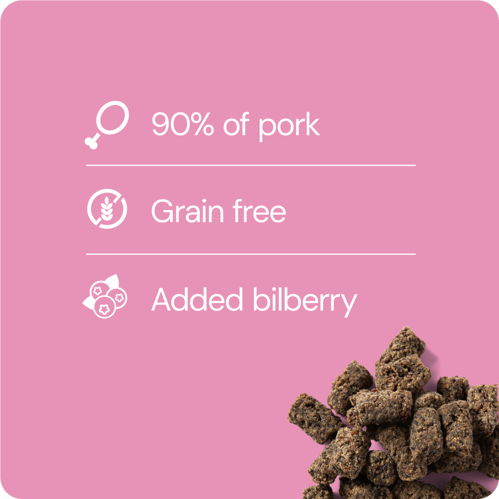 Rauh! Pork-Bilberry Treat 100 g