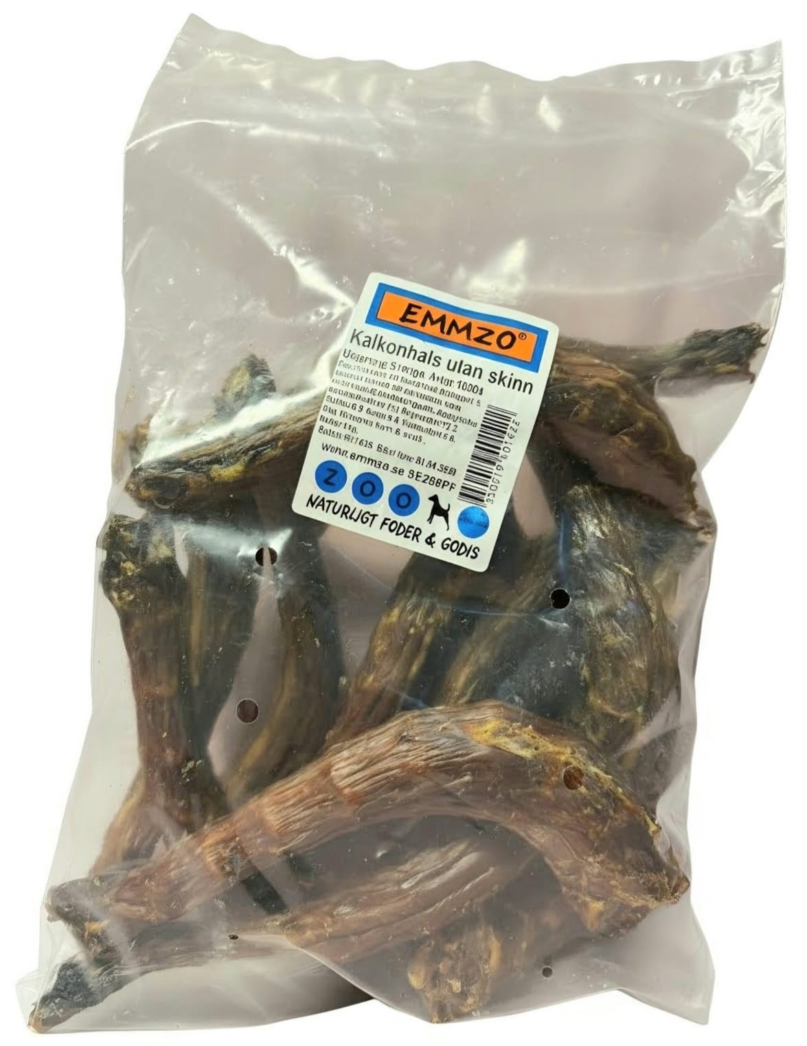 EMMZO Kalkonhals utan skinn 1kg (5-8st)