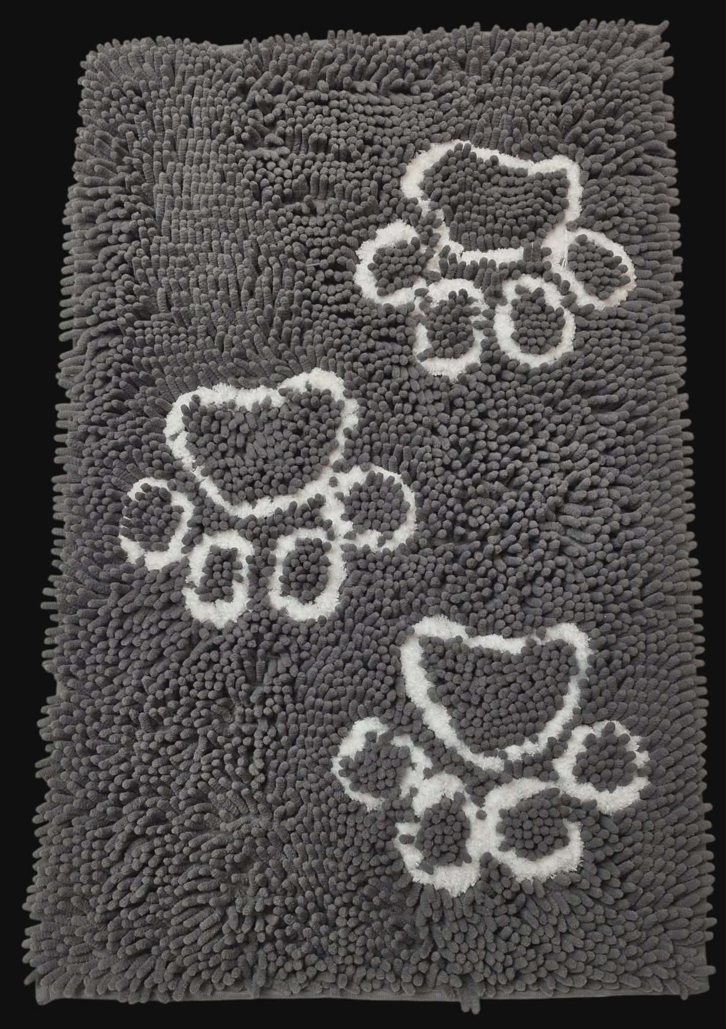 Superabsorberande hundmatta GRÅ 50 x 80cm