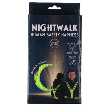 Nightwalk Advarselsvest til Mennesker Justerbar