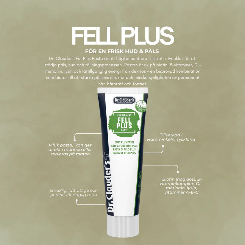 Dr.Clauder's Fell Plus – Näringspasta för päls & hud
