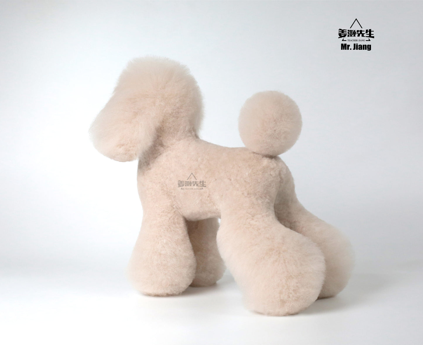 Mr. Jiang Teddy Päls hel kropp Milk Tea Color