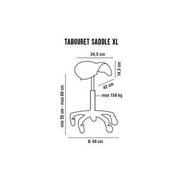 Trimmebænk-Sadelstol