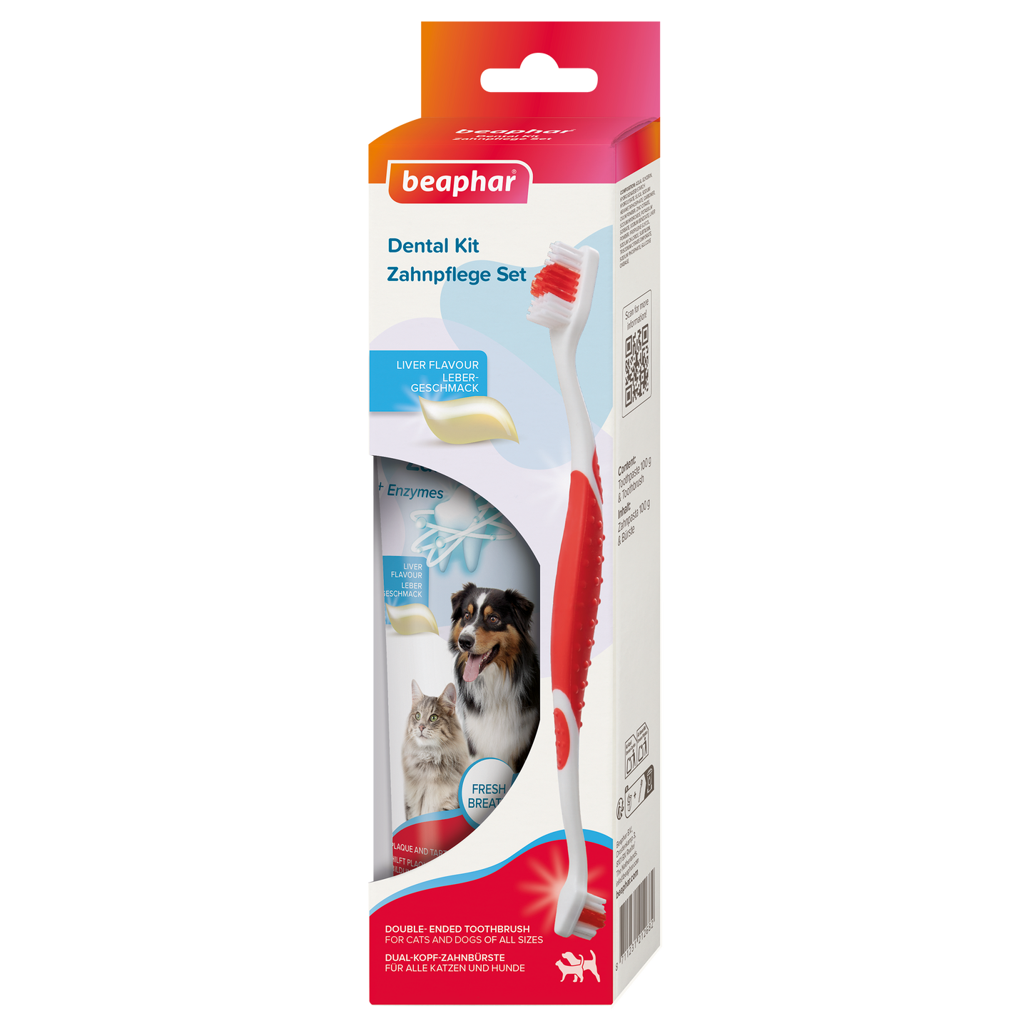 Beaphar kombipack tandkräm och tandborste