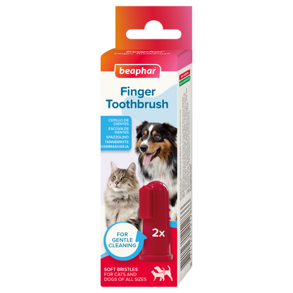 Beaphar Fingertandborste silikon 2 st