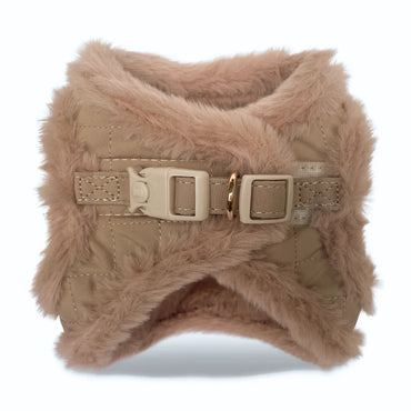 Puppy Bohéme quilted Teddy step-in sele toffe