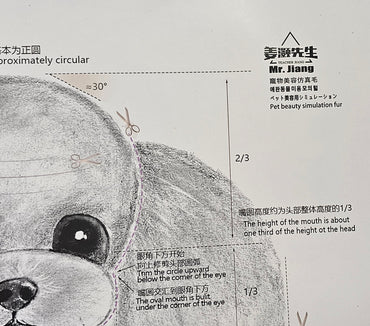 Mr. Jiang klipp guide för Teddy klipp HUVUD