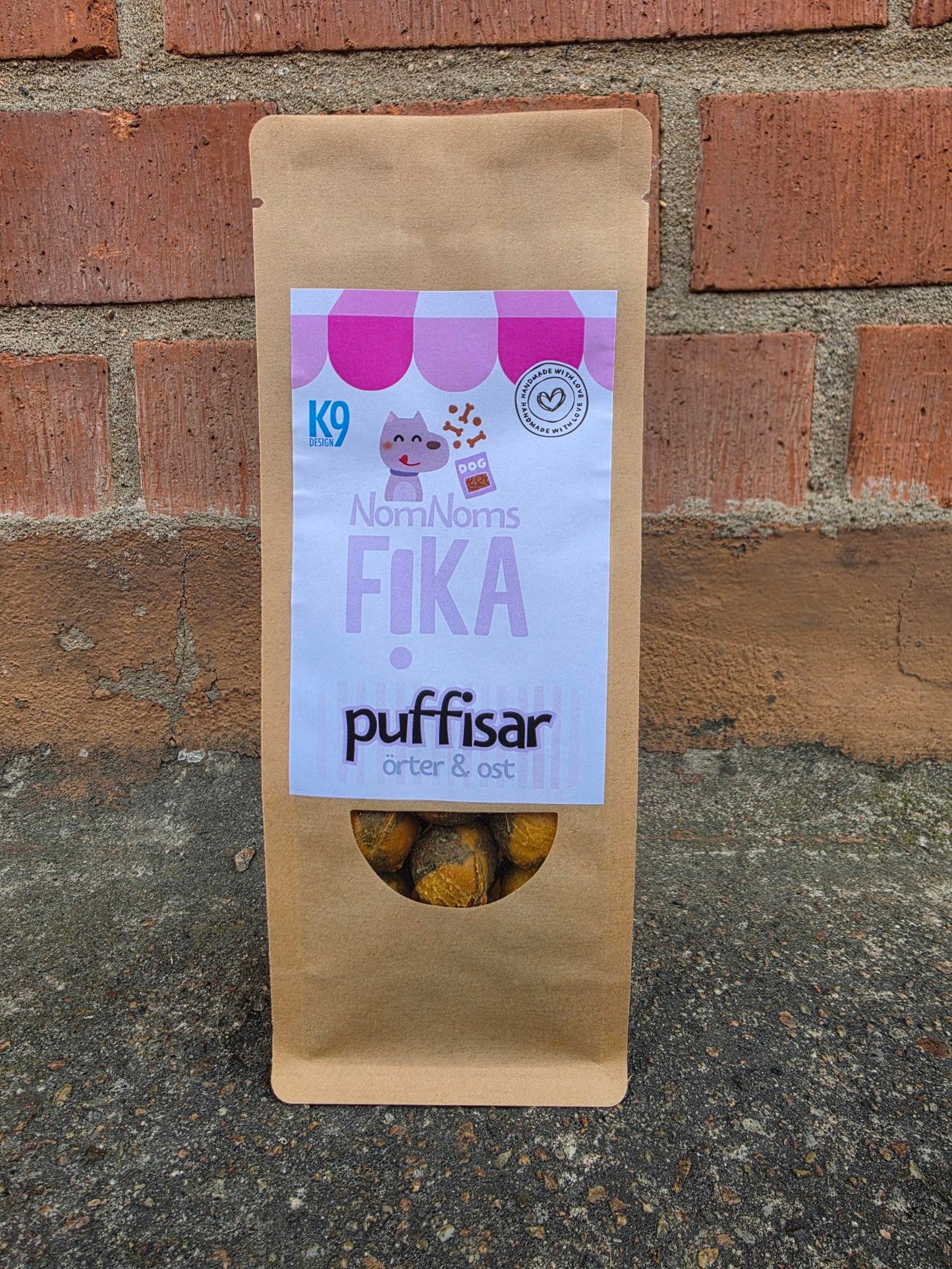 NomNoms puffisar örter och ost -100g