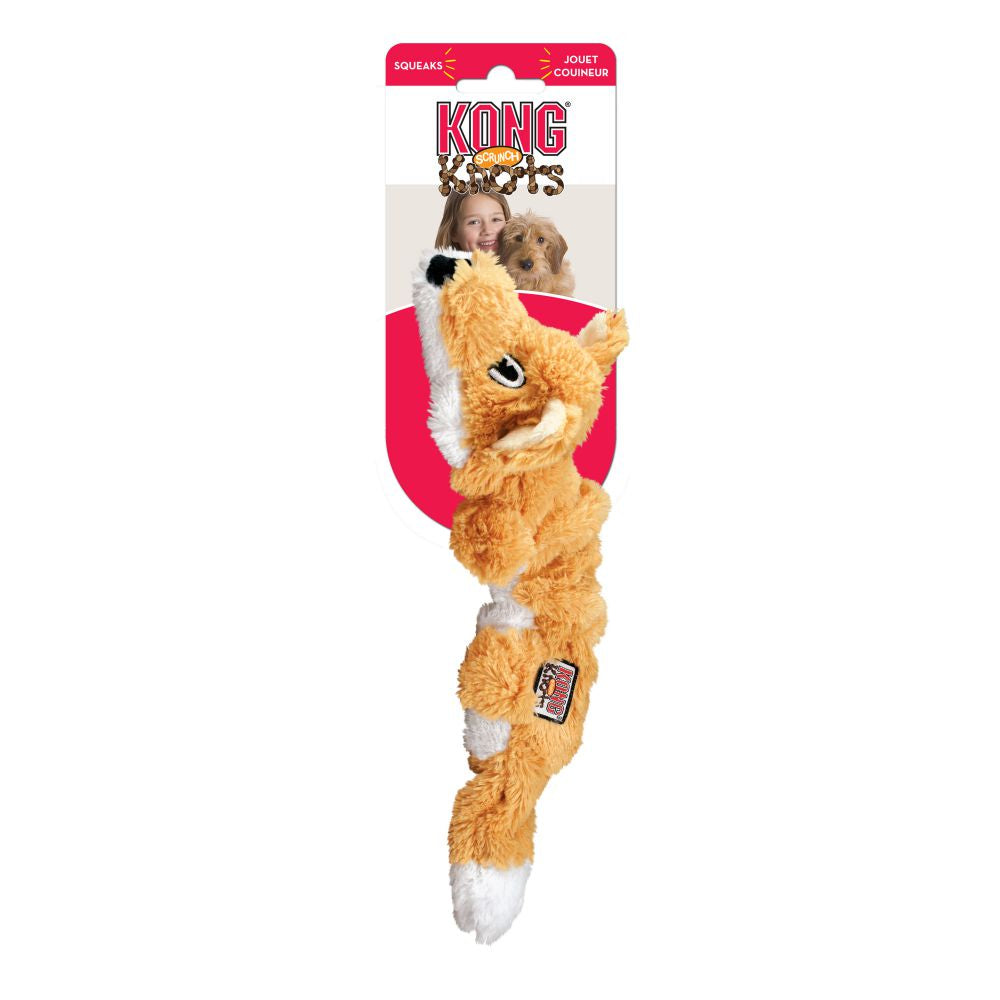 KONG - Hundleksak Scrunch Knots Fox M/L