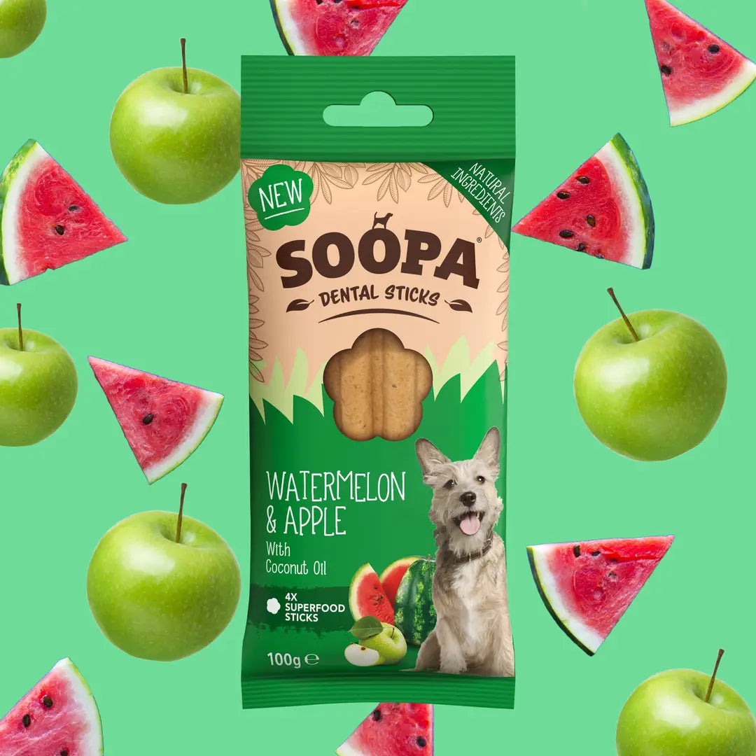 SOOPA Dental Sticks med Vattenmelon & Äpple