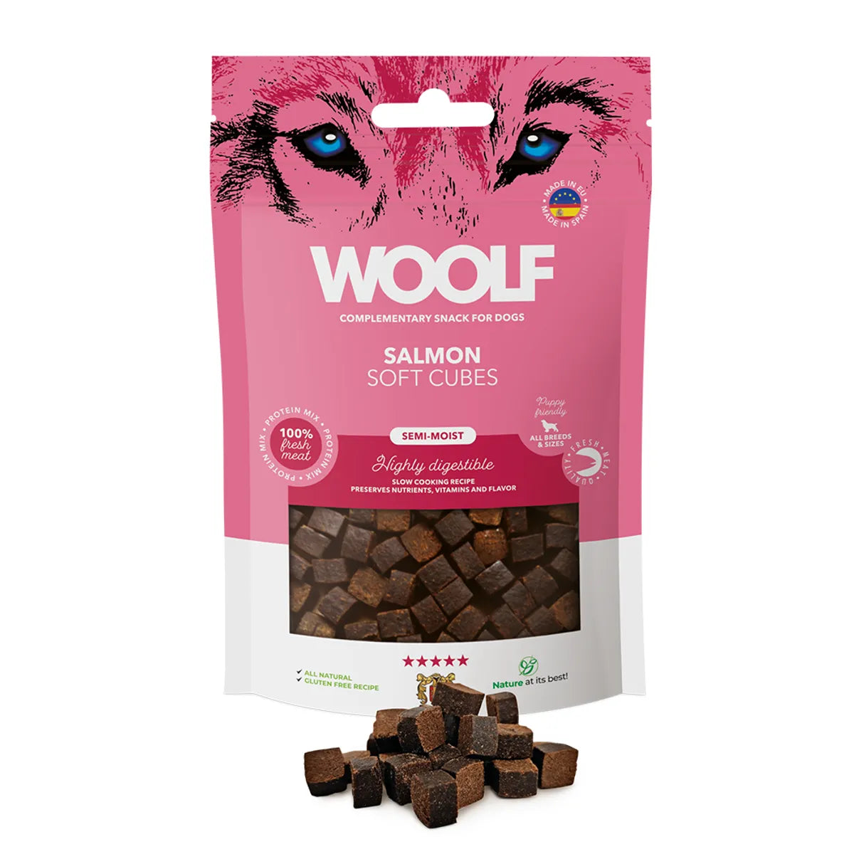 WOOLF soft cubes lax 100g