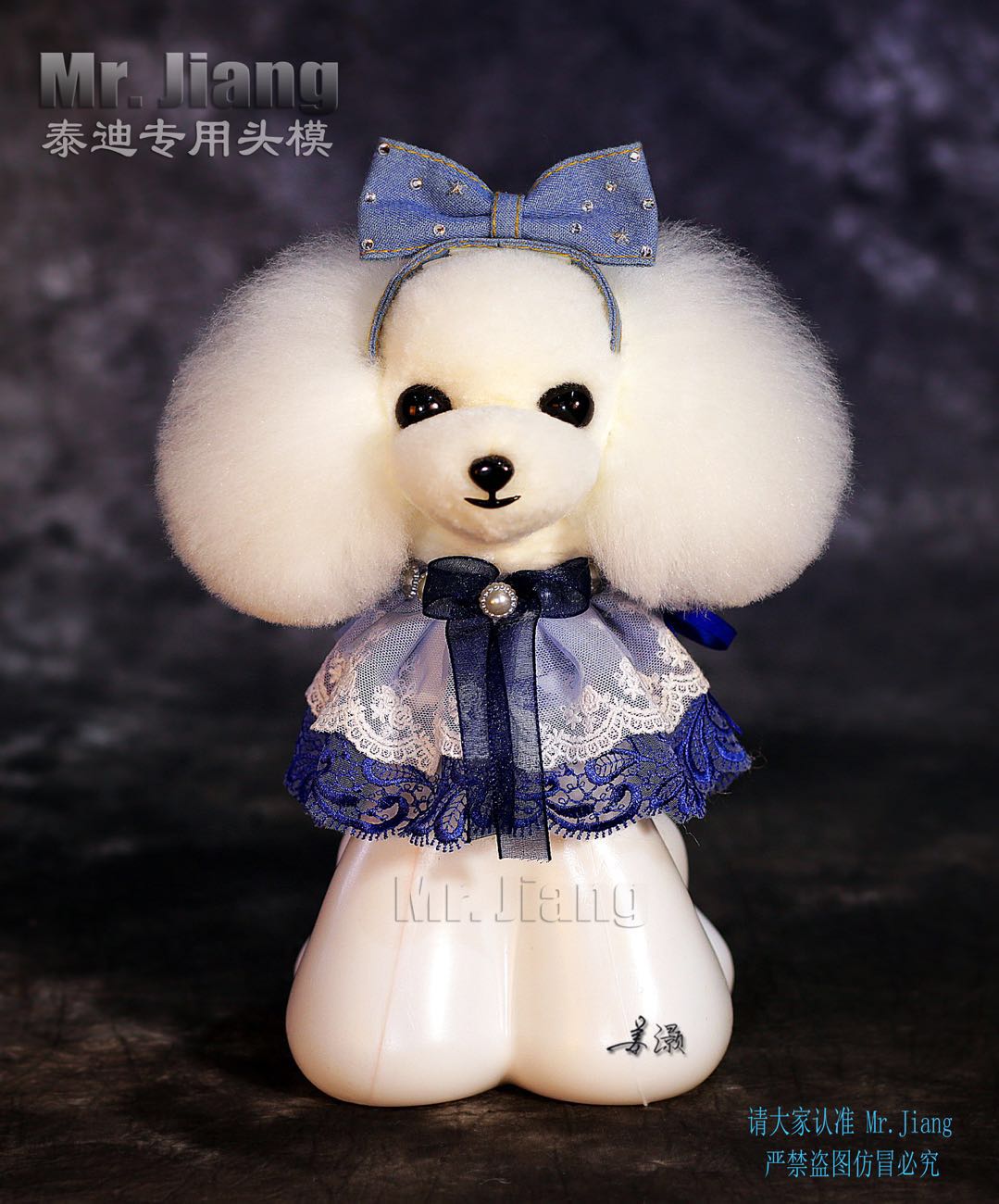 Mr. Jiang Teddy Päls huvud VIT