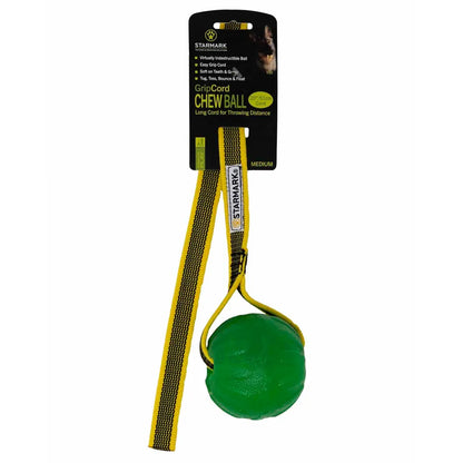 Starmark Gripcord Chew Ball Long