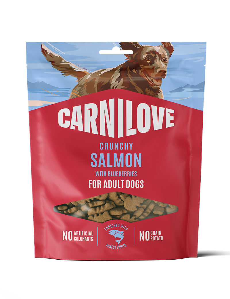 Carnilove hundgodis Lax & Blåbär 200g