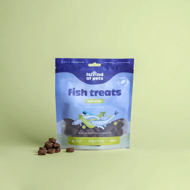 Island of Pets Fiskkex med Ärtor 200g