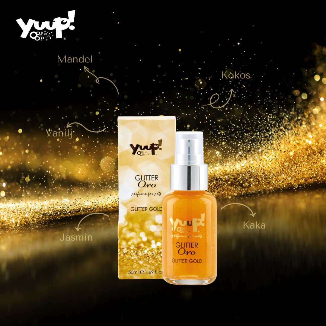 Glitterparfume YUUP! Guld 50ml