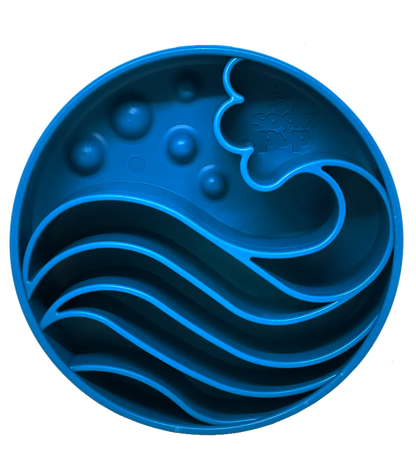 SodaPup Slow Feeder Wave Blue 20cm