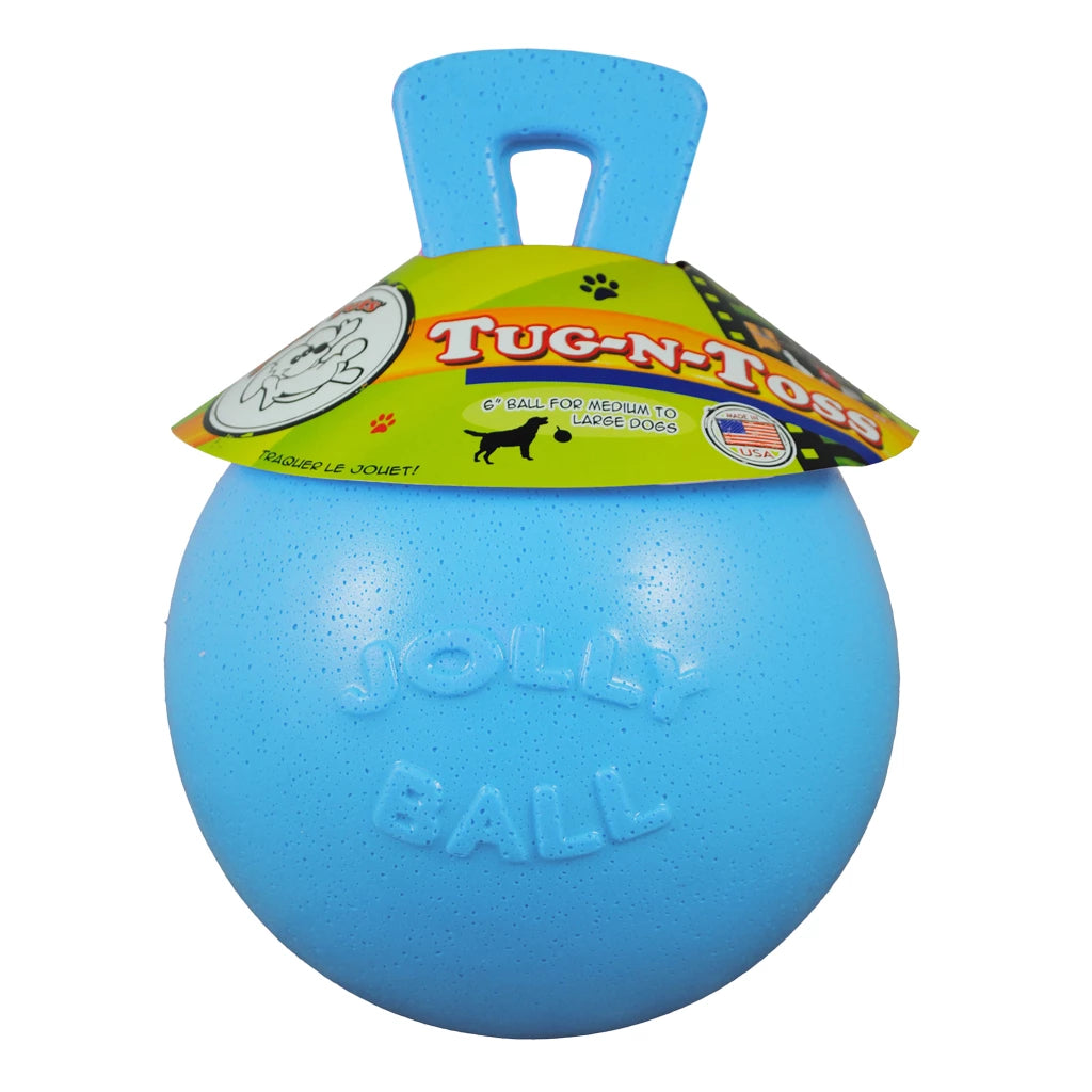 Jolly Tug-n-Toss Turkos blå M (15 cm)
