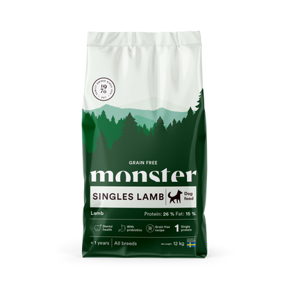 Monster Kornfri Enkeltdåser Lam