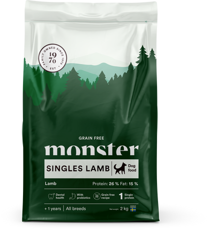 Monster Kornfri Enkeltdåser Lam