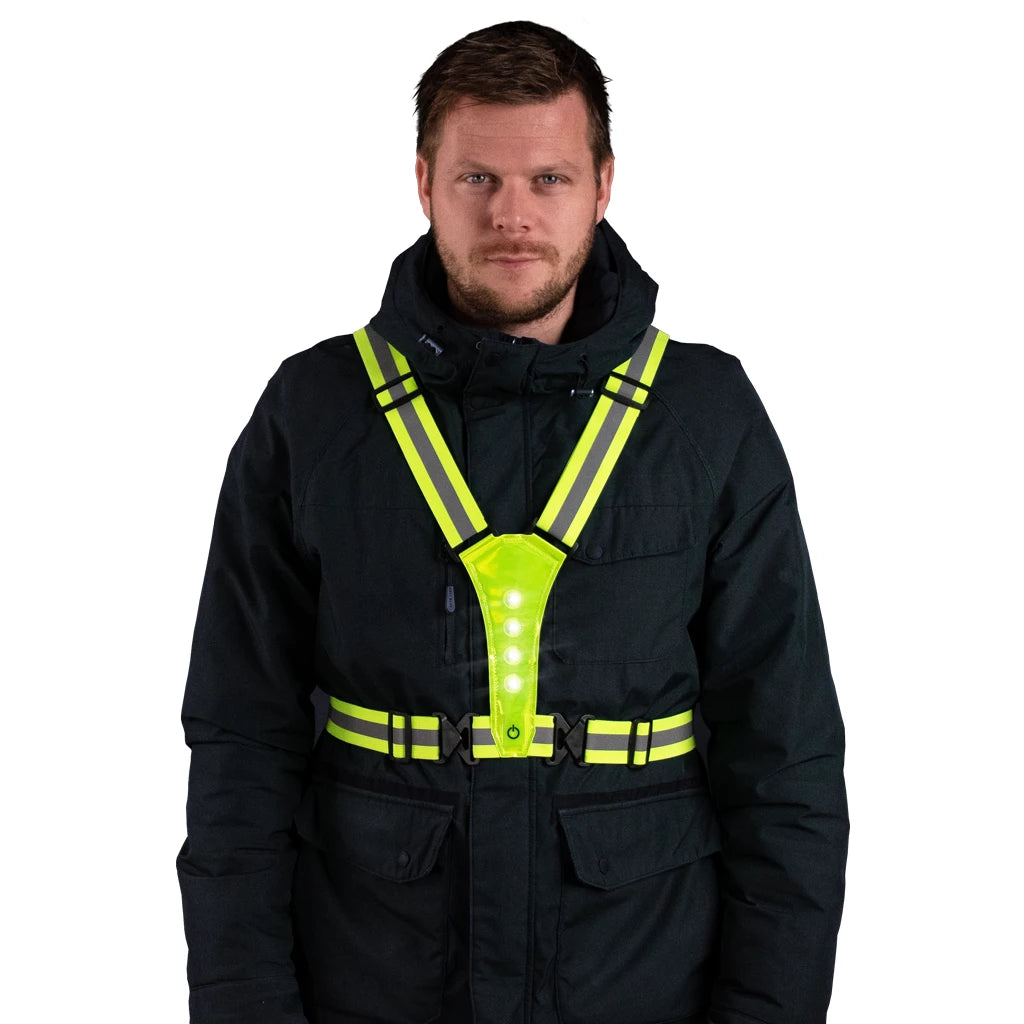 Nightwalk Advarselsvest til Mennesker Justerbar