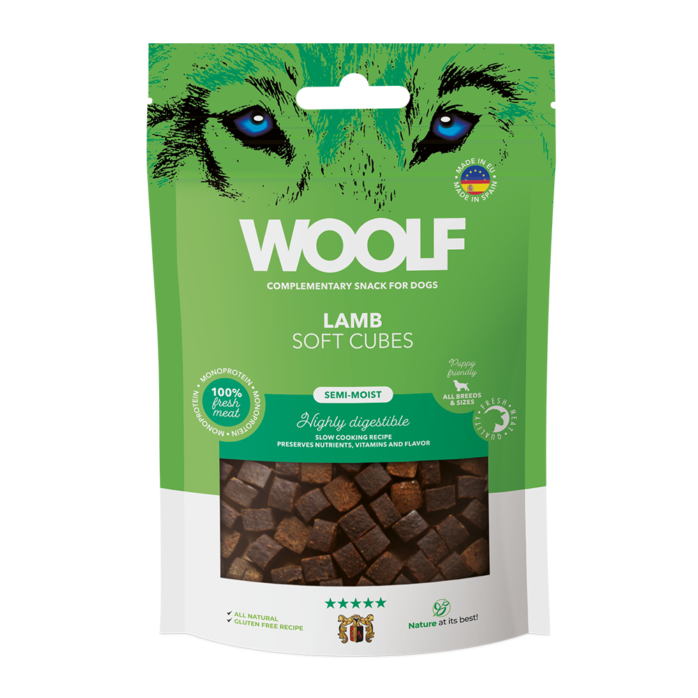 WOOLF soft cubes lam 100g