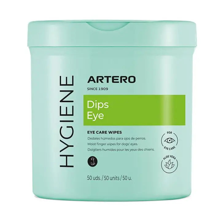 Artero fingerpads för ögonrengöring 50-pack