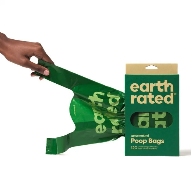 Earth Rated Bajspåsar med handtag 120st