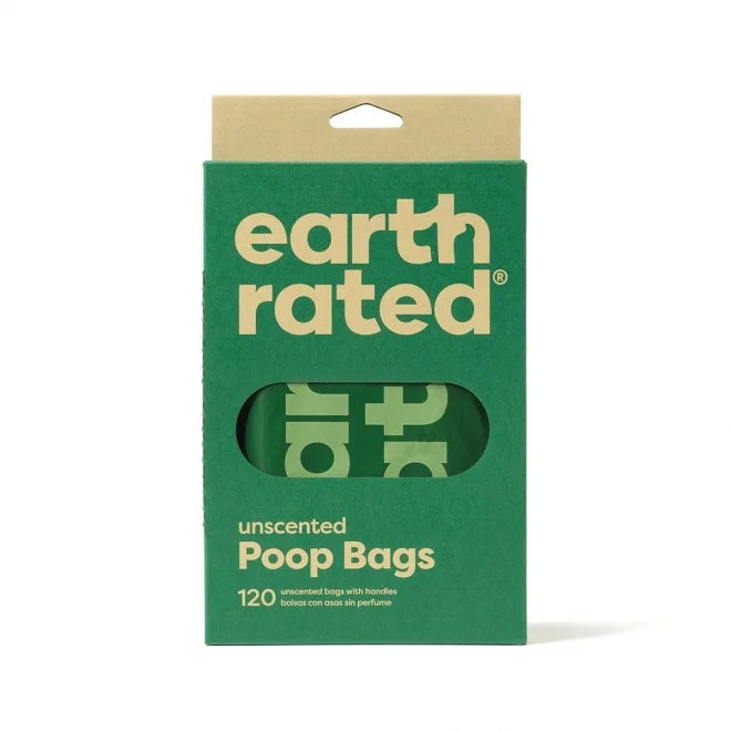 Earth Rated Bajspåsar med handtag 120st