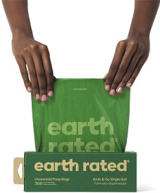 Earth Rated Poop Bags Single 300 st