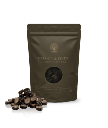 ESSENTIAL FINEST SLICED VENISON & DUCK 110g