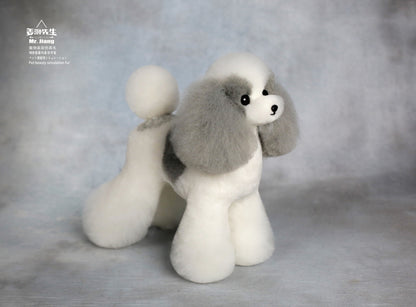 Mr. Jiang Teddy Päls hel kropp Grå/Vit