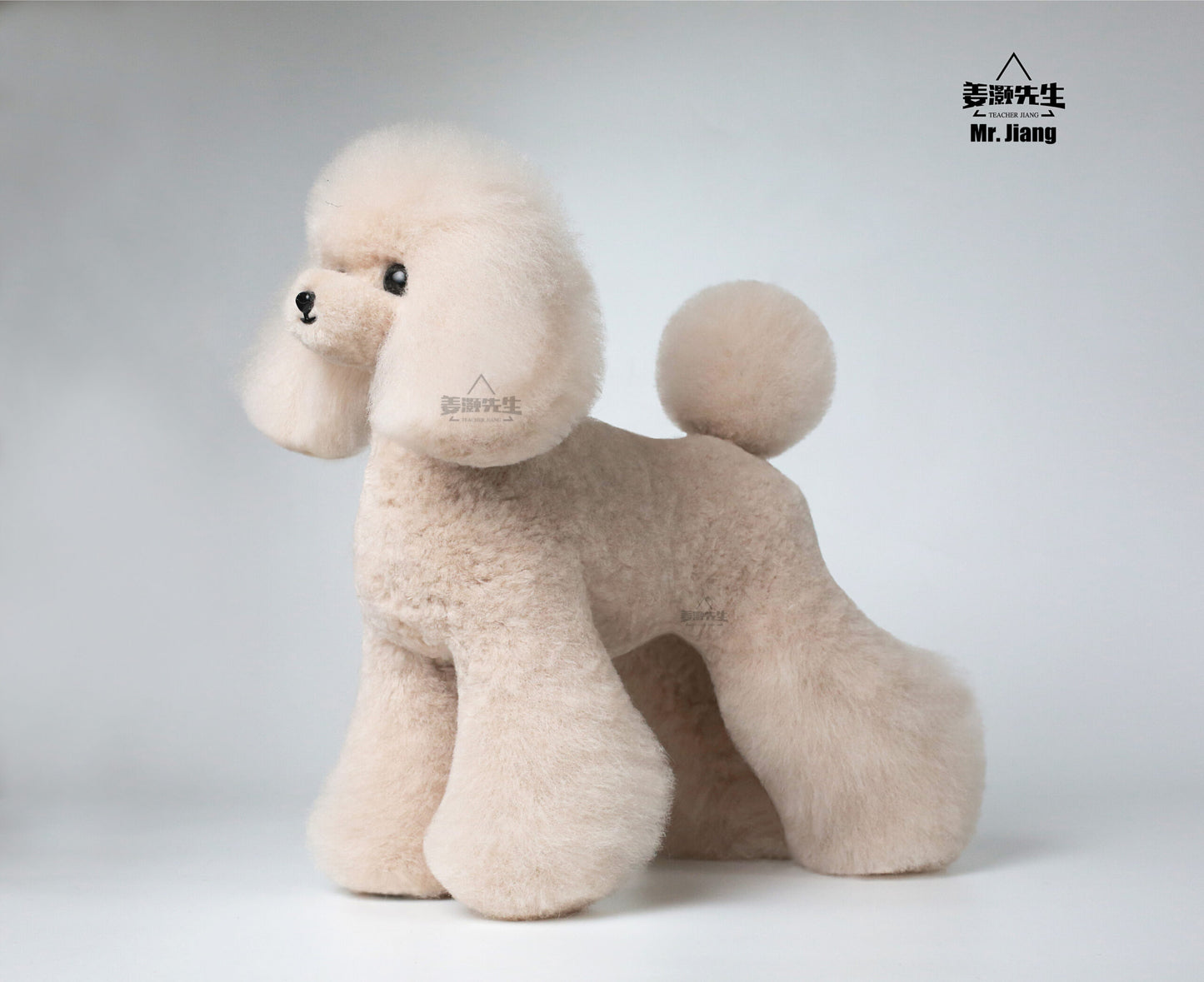 Mr. Jiang Teddy Päls hel kropp Milk Tea Color