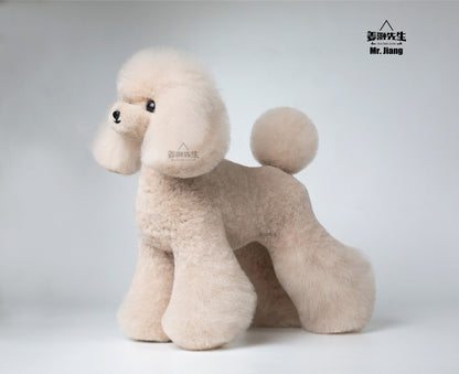 Mr. Jiang Teddy Päls hel kropp Milk Tea Color