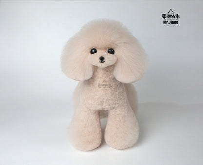 Mr. Jiang Teddy Päls hel kropp Milk Tea Color