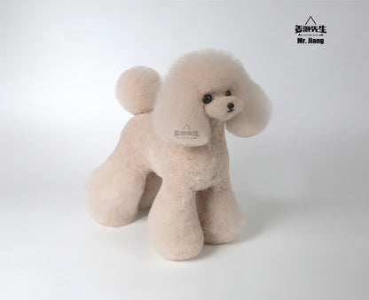 Mr. Jiang Teddy Päls hel kropp Milk Tea Color