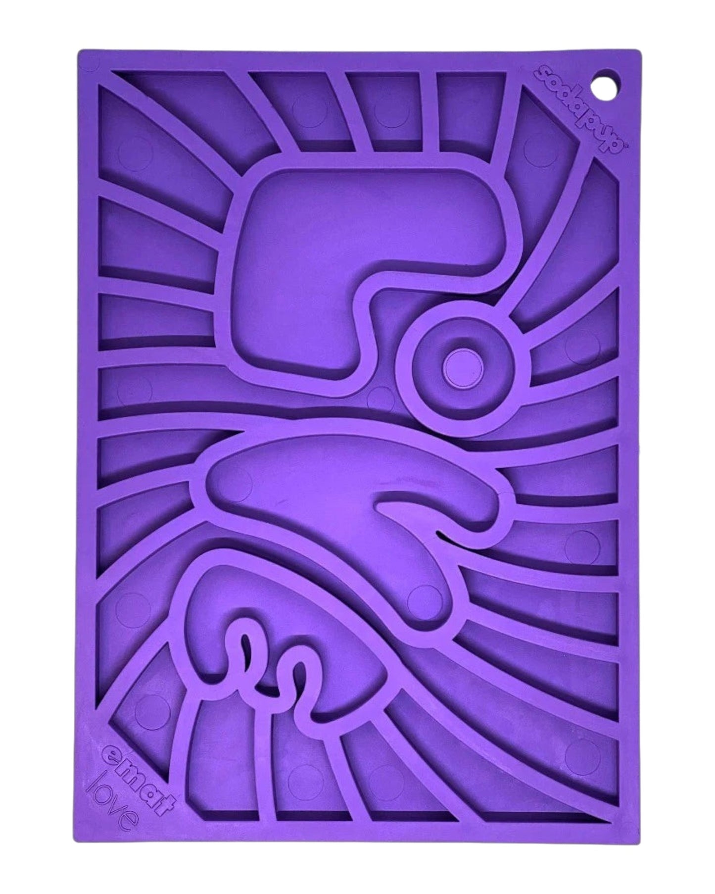SodaPup Lick Mat Mini Lila Love