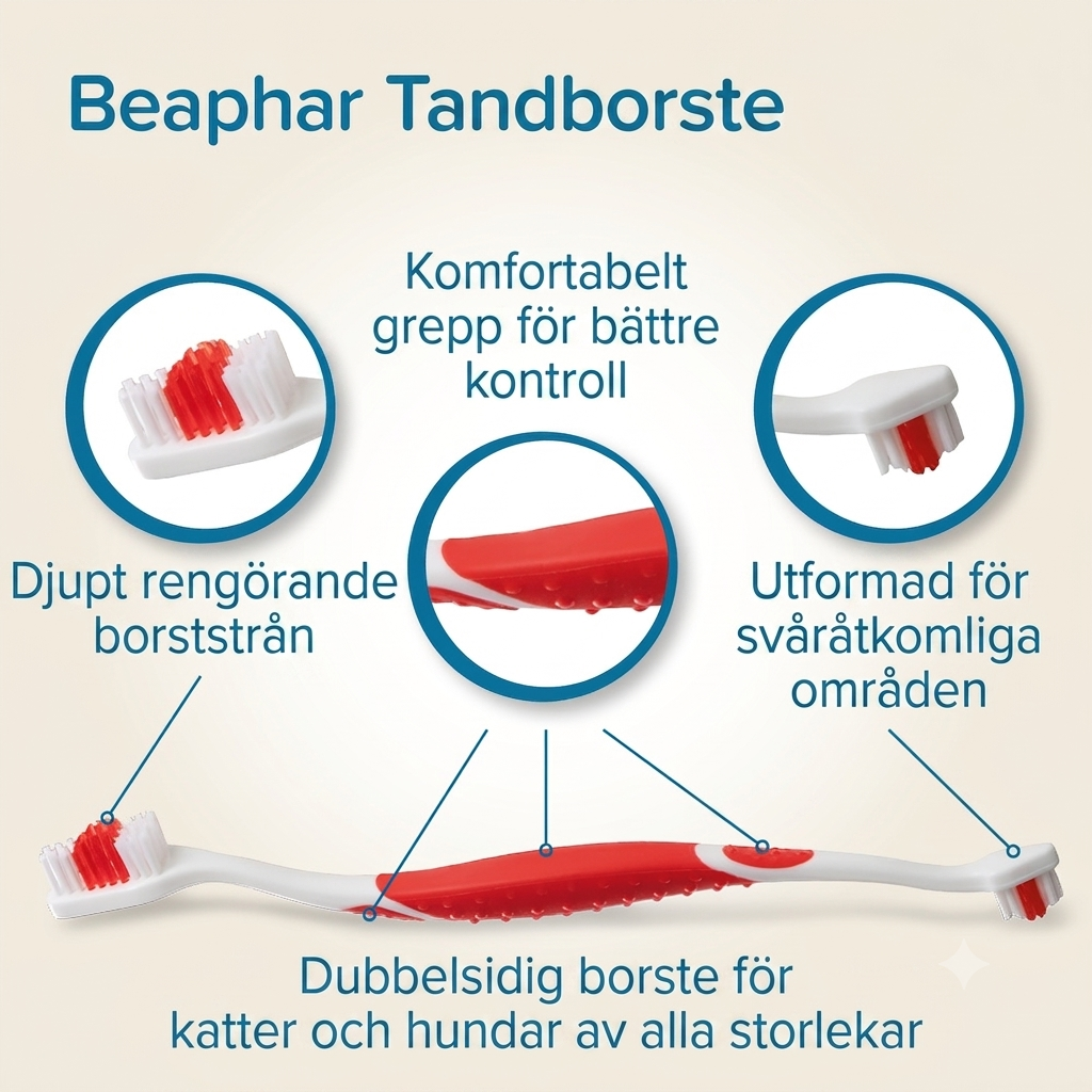 Beaphar kombipack tandkräm och tandborste