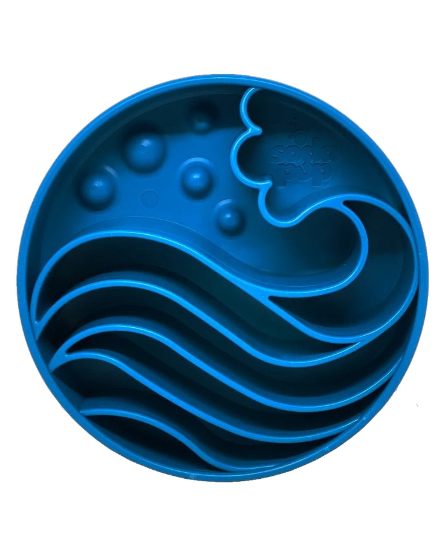 SodaPup Slow Feeder Wave Blue 20cm