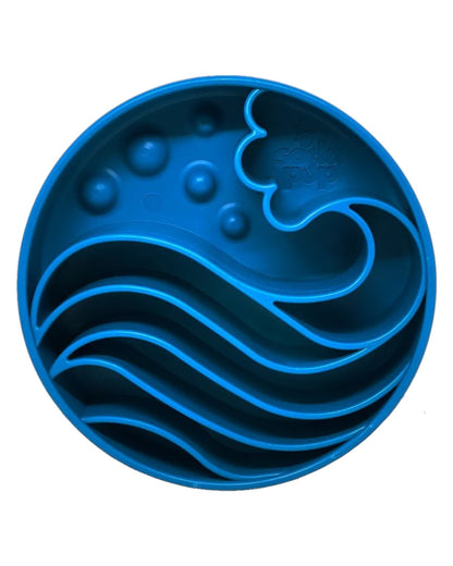 SodaPup Slow Feeder Wave Blue 20cm