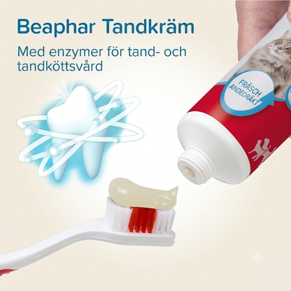 Beaphar kombipack tandkräm och tandborste