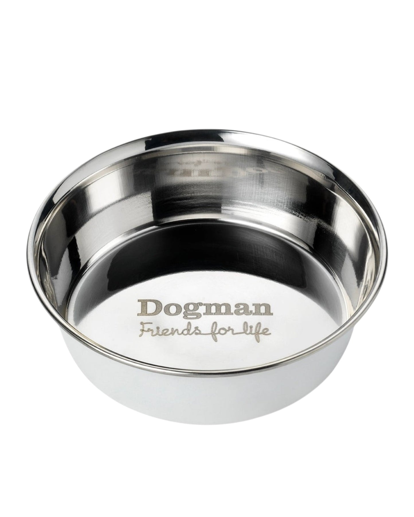 Matskål Dogman HEAVY Rostfri - Vit