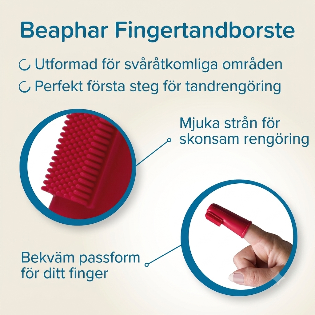 Beaphar Fingertandborste silikon 2 st