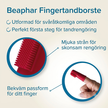 Beaphar Fingertandborste silikon 2 st