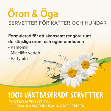 Beaphar BIO Pet Wipes Ögon & Öron 30st