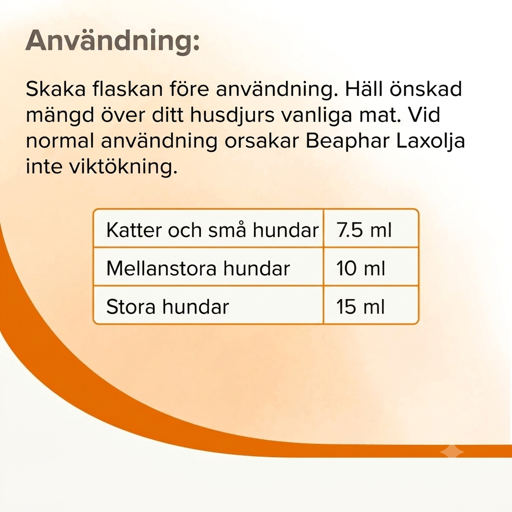 Beaphar laxolja för hundar och katter 430ml