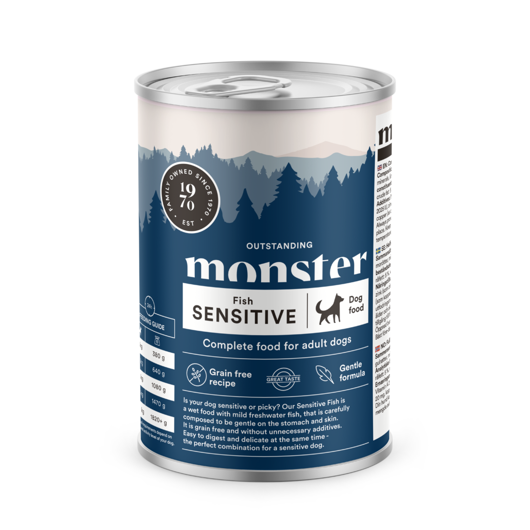 Monster Dog Sensitive Fish 400g